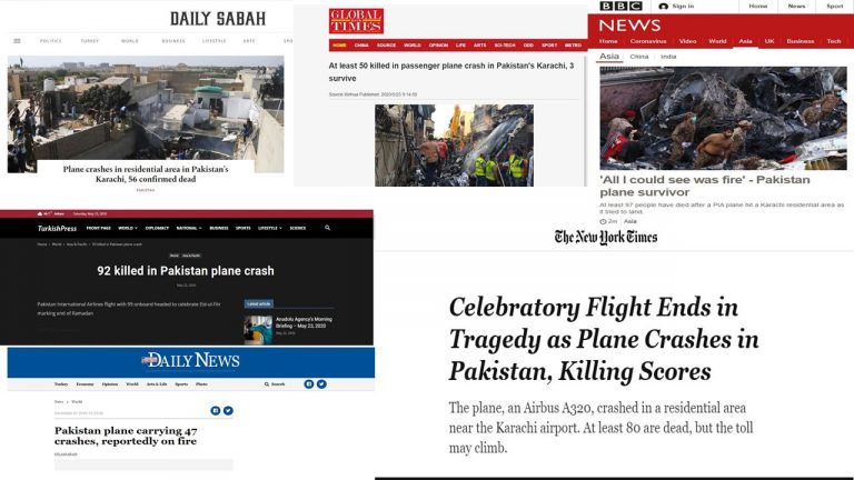 International Media on PIA Plane