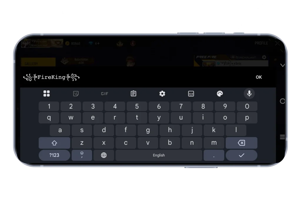 Copie e Cole seu Nick no Free Fire