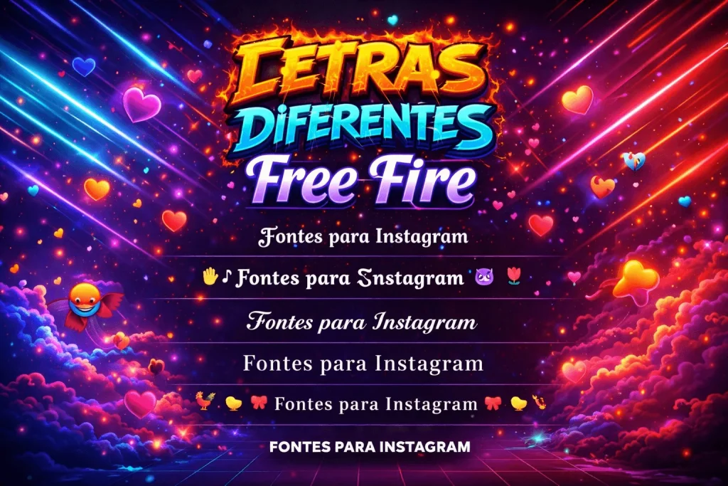 Letras Diferentes FF